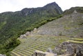 Hidden city Machu Picchu in Peru Royalty Free Stock Photo