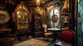 Hidden compartments, illusionary mirrors, and mysterious artifacts create intriguing . Generative Ai