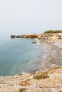 Hidden cove beach on the Mediterranean sea, Spain, Andalucia Royalty Free Stock Photo