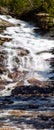 Hidden Falls on Cascade Creek, Grand Teton National Park, Jackson Hole, Wyoming at the end of May Royalty Free Stock Photo