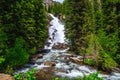 Hidden Falls at Grand Teton National Park Royalty Free Stock Photo