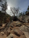 Hidden Falls trail , Curt Gowdy State Park , Cheyenne, Wy Royalty Free Stock Photo