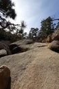 Hidden Falls trail , Curt Gowdy State Park , Cheyenne, Wy Royalty Free Stock Photo