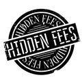 Hidden Fees rubber stamp