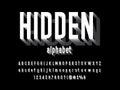 Hidden font