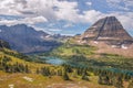 Hidden Lake.Glacier National Park.Montana.USA Royalty Free Stock Photo