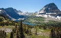 Hidden Lake at Logan Pass, Glacier National Park Montana Royalty Free Stock Photo