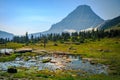 Hidden Lake Pass Small Pond Views, Logan Pass, Glacier National Park, Montana, United States