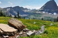 Hidden Lake Trail, Glacier National Park, Montana, USA Royalty Free Stock Photo