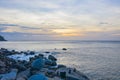 The hidden paradise rock beach is on Laem Chai in the middle of Karon beach and Kata beach