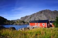 Hidden red houses Royalty Free Stock Photo