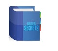 Hidden secrets book illustration design