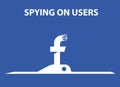 Hidden surveillance of users. Spying on users like the periscope.