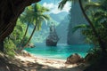 Hidden Treasure: A Pirate\'s Paradise in a Tropical Cove