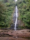 The Hidden treasure watefall (catarata tesoro escondido)near Bajos Del Toro, Costa Rica Royalty Free Stock Photo