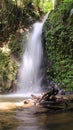 hidden waterfall in Simpang Parit forest
