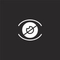 hide layer icon. Filled hide layer icon for website design and mobile, app development. hide layer icon from filled design Royalty Free Stock Photo