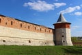 Hiding-place Corner Tower in Zaraysk Kremlin Royalty Free Stock Photo