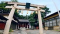 Kawagoe City, Kawagoe Daishi Kita-in Temple, Hie Shrine in front of the gate