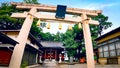 Torii of Hie Shrine, guardian of Kawagoe Kita-in Temple