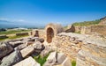 Hierapolis ancient city adjacent to modern Pamukkale in Turkey