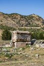 Hierapolis, Pamukkale, Denizli, Turkey, necropolis, ancient city, ruins, Holy City, roman empire, classical, temple, museum Royalty Free Stock Photo