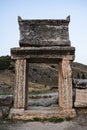 Hierapolis, Pamukkale, Denizli, Turkey, necropolis, ancient city, ruins, Holy City, roman empire, classical, temple, museum Royalty Free Stock Photo