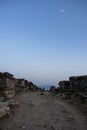 Hierapolis, Pamukkale, Denizli, Turkey, necropolis, ancient city, ruins, Holy City, roman empire, classical, temple, museum Royalty Free Stock Photo