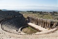 Hierapolis theatre. Ancient greek city, Pamukkale, Turkey
