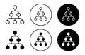 Hierarchical structure icon