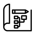 Hierarchy Isolated Fill Vector icon which can easily modify or edit as you want