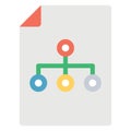 Hierarchy Isolated Vector Illustration Icon editable Royalty Free Stock Photo