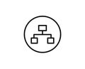 Hierarchy line icon