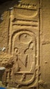 Hieroglyph on Ruins of Amun temple, Soleb, Sudan Royalty Free Stock Photo