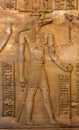 Hieroglyphic carvings of Sebek god