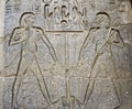 Hieroglyphics on a wall Royalty Free Stock Photo