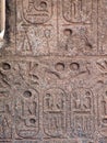 Hieroglyphs , Karnak temple Royalty Free Stock Photo