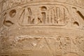 Hieroglyphs in Precinct of Amun-Re (Karnak Temple Complex, Luxor, Egypt)