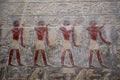 Hieroglyphs in Saqqara necropolis near Cairo in Egypt