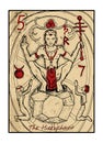 The Hierophant. The tarot card Royalty Free Stock Photo