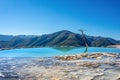 Hierve el Agua in the Central Valleys of Oaxaca. Mexico Royalty Free Stock Photo