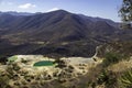 Hierve el Agua is the name of a `petrified waterfall` in the province of Oaxaca, Mexico