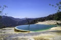 Hierve el Agua is the name of a `petrified waterfall` in the province of Oaxaca, Mexico Royalty Free Stock Photo