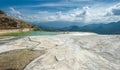 Hierve el Agua, natural rock formations in the Mexican state of Royalty Free Stock Photo