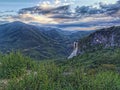 Hierve el agua petrified waterfalls. Oaxaca, Mexico