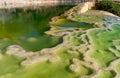 Hierve el Agua, thermal spring in the Central Valleys of Oaxaca, Mexico Royalty Free Stock Photo