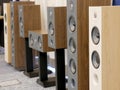 HiFi Stereo speakers. Audiophile equipment for quality music listening.