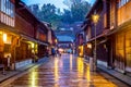 Higashi Chaya District in Kanazawa Japan Royalty Free Stock Photo