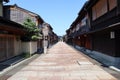 Higashi-Chaya district in Kanazawa, Japan