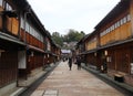 Higashi-Chaya district in Kanazawa, Japan